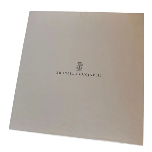 Brunello Cucinelli Large Beige Boot Box, Branded tissue and Authenticity Tag - Picture 5 of 7